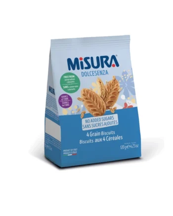 Misura Dolcesenza (No Added Sugar) Biscuits with Cereals (120g) Halal Certified